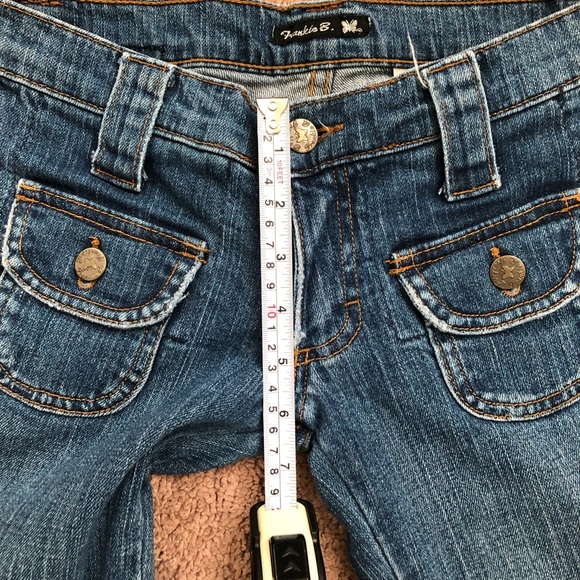 Frankie B Rare Front Pocket Flare / Wide Leg Jeans - Picture 8 of 9